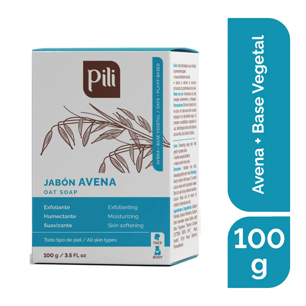 JABON PILI AVENA 100 g