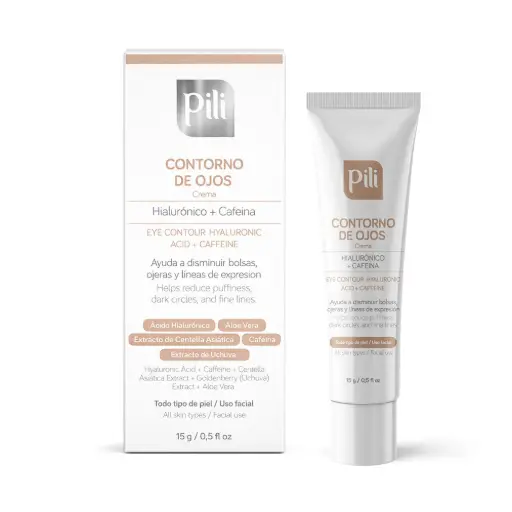 [D28803] CR CONTORNO OJOS HIALURO+CAFEINA PILI 15 g