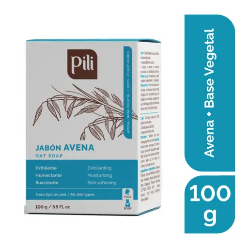 [D4683] JABON PILI AVENA 100 g