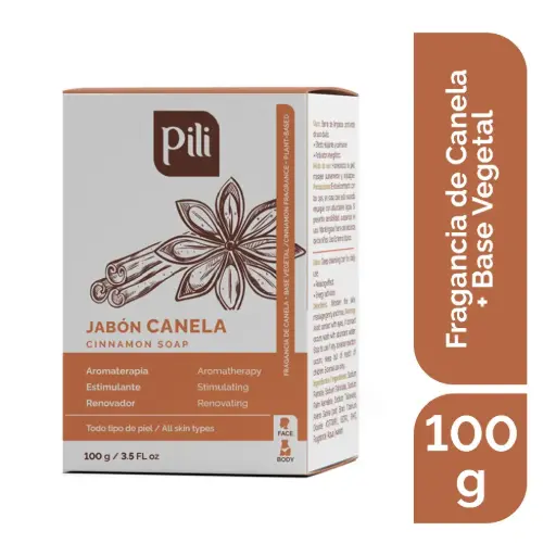 [D4686] JABON PILI CANELA 100 g