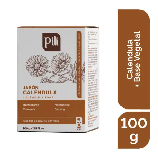 [D478] JABON PILI CALENDULA 100 g