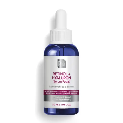 [D27336] PILI RETINOL+HIALURONIC FACIAL SERUM 10Z