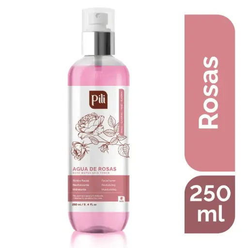 [D10164] AGUA ROSAS 250 mL PILI